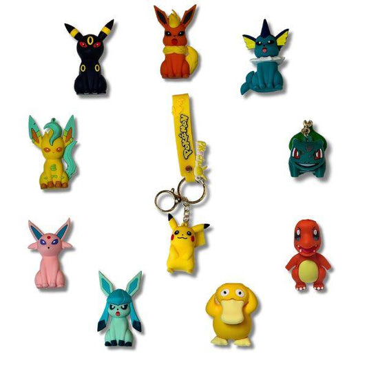 Poke Keychain (Pika, mander, Bulb, Umby and MORE)