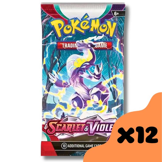 Scarlet & Violet Base Set Pokemon Booster Packs x12