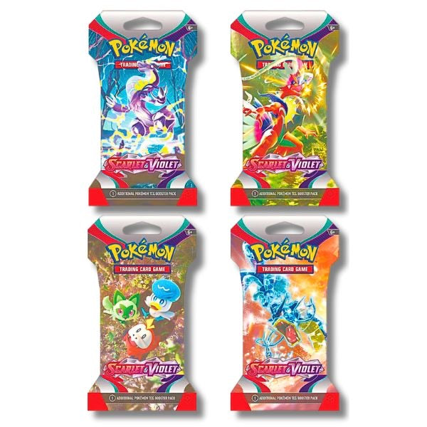 Scarlet & Violet Base Set Pokemon Sleeved Booster Pack