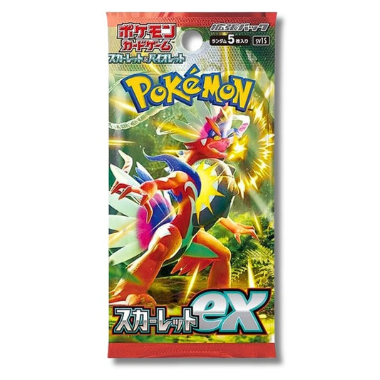 Scarlet EX Pokemon JAPANESE Booster Pack