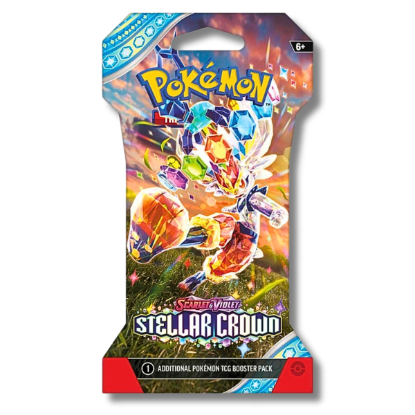 Stellar Crown Pokemon Sleeved Booster Pack