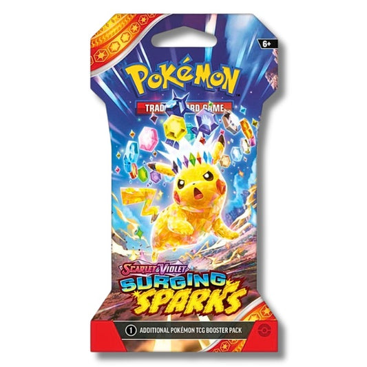 Surging Sparks Pokemon Sleeved Booster Pack