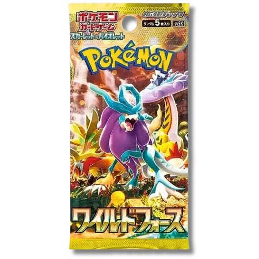 Wild Force Pokemon JAPANESE Booster Pack