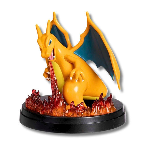 Pokemon Charizard EX Fire Breathing Card Display Figurine Statue - EX Super Prem