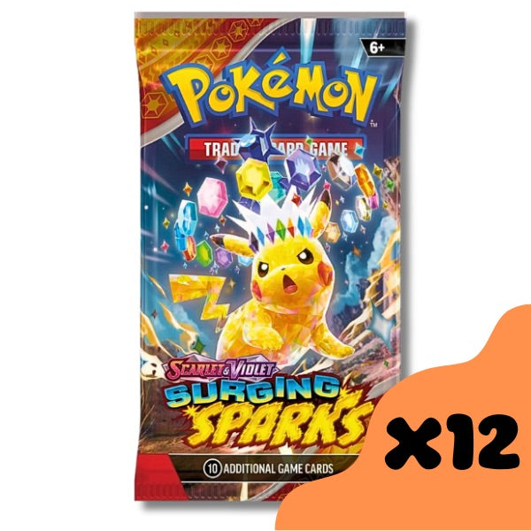 Surging Sparks Pokemon Booster Packs x12